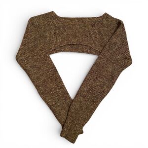 Shimmer soft fuzzy sweater topper